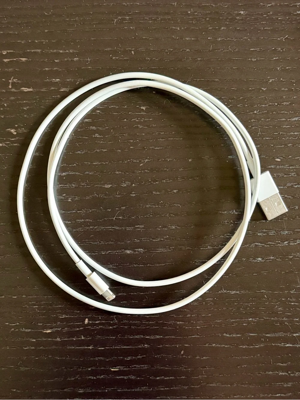 White Lightning to USB-A Charging Cable